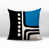 Turquoise / noir / blanc cassé