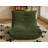 Set Of 2 Bean Bag Chair Sofa Sack Big Beanbag Chair For Adults Fireside Bean Bag Lounger Memory Foam Chair For Home, Apartment Or Gaming Venue(Beige&Green)-1002705841