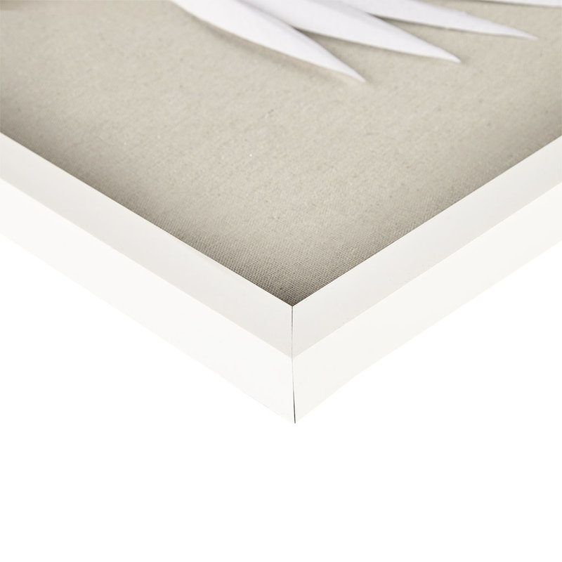 3 feuilles de papier de riz encadrées - Artisanat en lin doux 3 pièces fait à la main