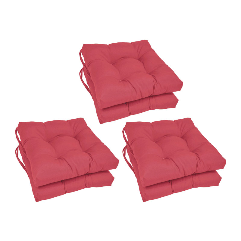Outdoor 3.5'' Seat Cushion, Bery Berry