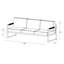 Alto Outdoor 3 - Seat Patio Sofa-967110619-967110616