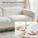 Matlin 91" Modern Boucle Sofa with Solid Wood Base