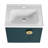 Urwa 18.5 " W 1 Single Vanity Bathroom Vanity With Ceramic Top-1892002088