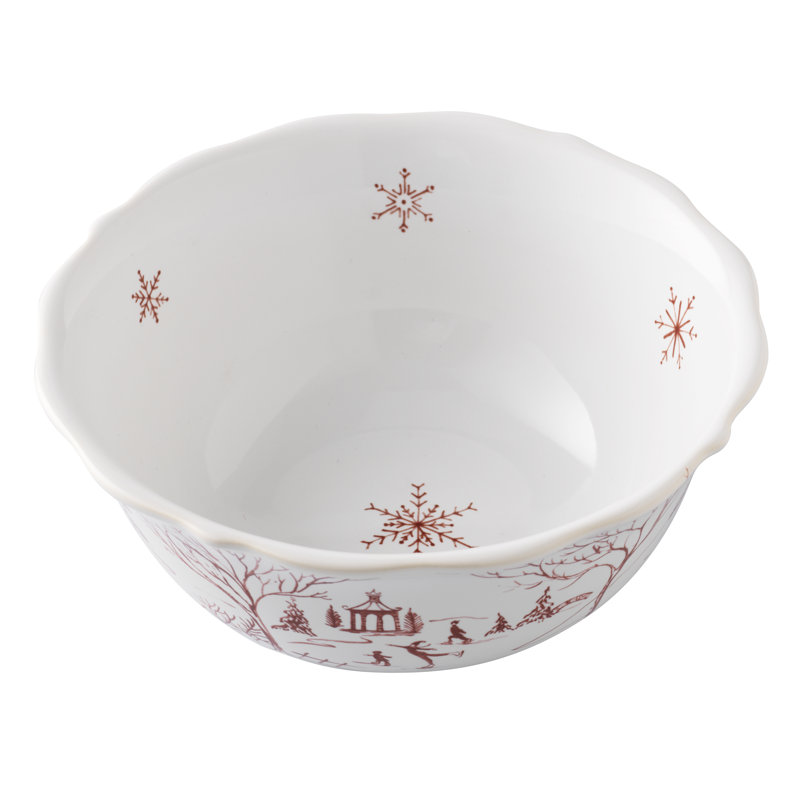 Country Estate Winter Frolic Cereal/Ice Cream Bowl