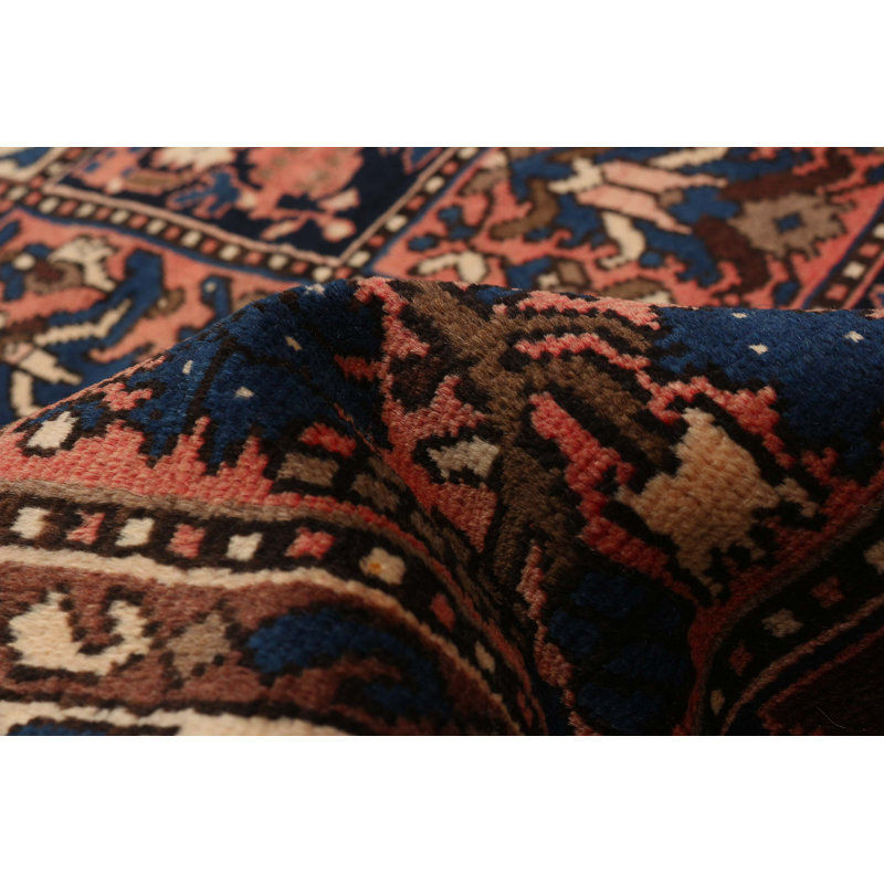 Tapis unique en cuivre de style rectangulaire années 1990 5 pi 2 po x 9 pi 8 po Heijo