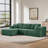 Modular Boneless Sectional Sofa, 3-Seat Sofa Sleeper For Living Room-78568784