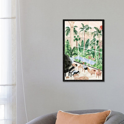 Resort Lobby 1 Piece Painting on Canvas