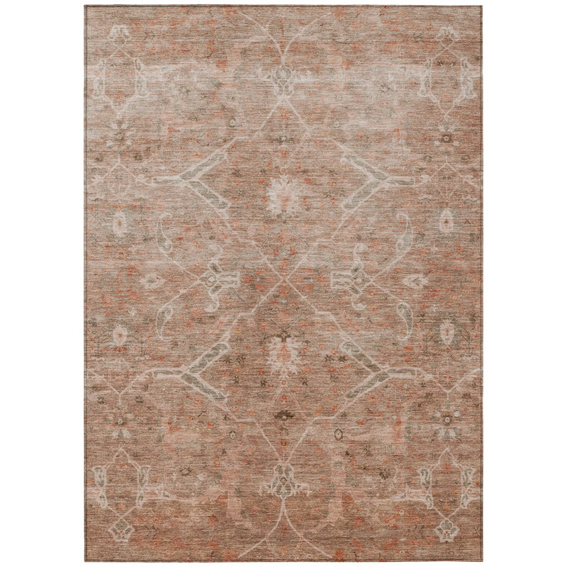 Machine Washable Indoor/Outdoor Chantille ACN2298 Global Rug, Rectangle 9' x 12'