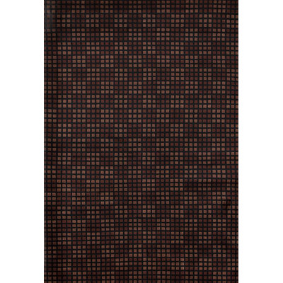 Hand-Knotted High-Quality Black and Brown Area Rug