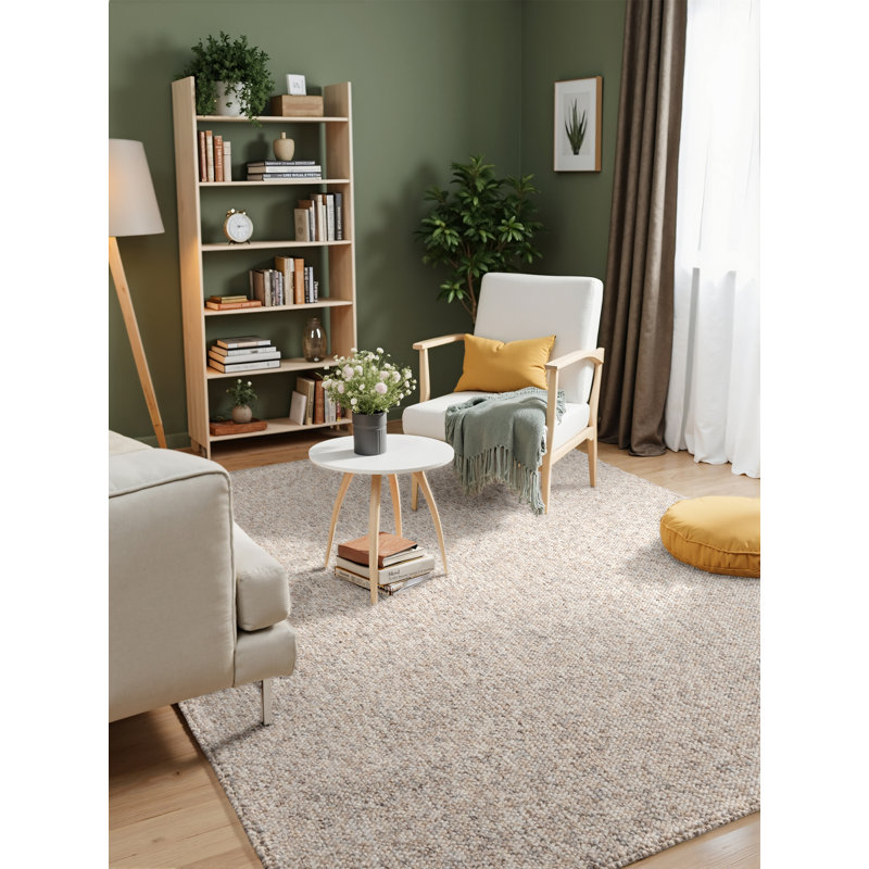 Felt Machine Tufted Area Rug, Rectangle 200 x 290 cm