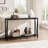 Geron Console Table, 2-Tier Entryway Table with Storage, 43" Narrow Sofa Table with V Design, Industrial Console Table for Entryway-1839956598