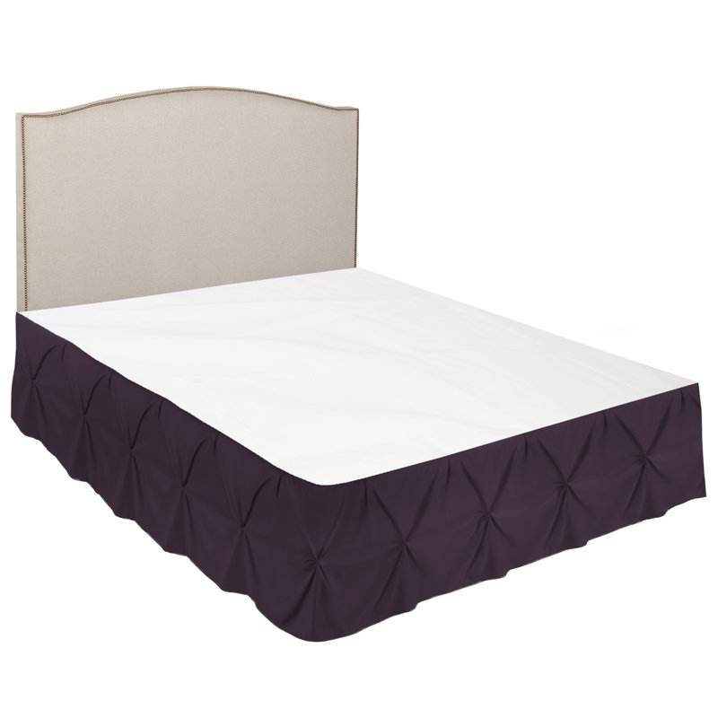 Tailored Bed Skirt, California King, Purple
