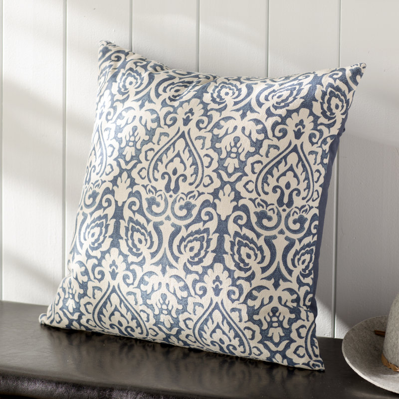Plumerville Square Cotton Pillow Cover & Insert