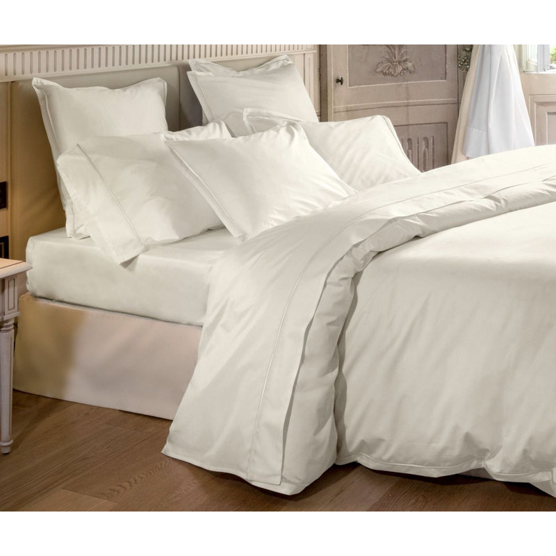 Luce Pillow Case, Standard Pillowcase, Ivory