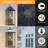 3 - Light 25''H Black Iron Etl Outdoor Wall Light With Dusk To Dawn And Tempered Glass-172527939