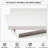 2-Tier Storage Bench, Shoe Bench with Padded Seat Cushion, Entryway Bench with 2 Barn Doors & 2 Adjustable Shelves