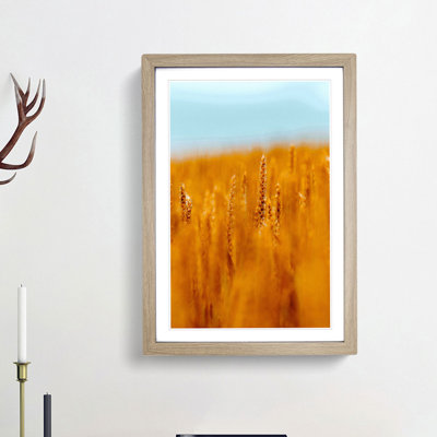 Wheatfield in Germany - Picture Frame Painting Print