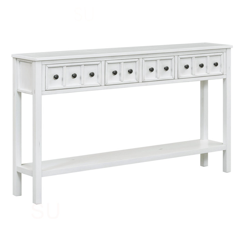 Console Rustic, Blanc antique