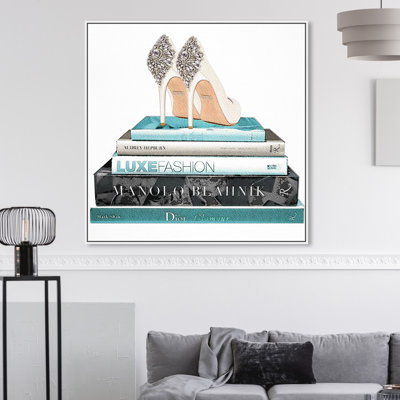 " Fashion And Glam Audreys Shoes, Glam Blue "