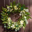Couronne de porte pliable Valery Madelyn avec lumière, couronne de printemps avec trèfle à trèfle, centre de table, cadeau du préfet et décoration pour fête irlandaise - 24 po