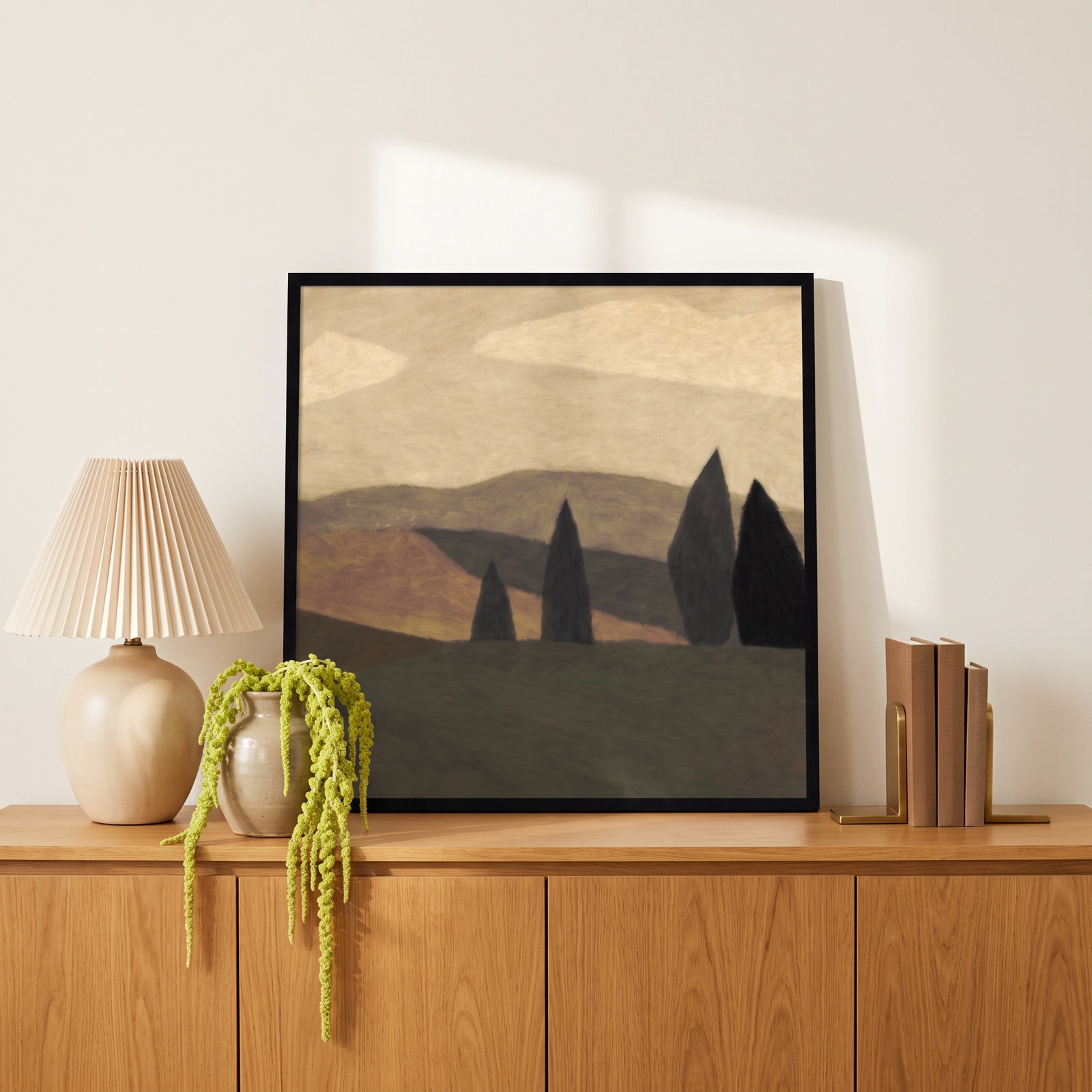 Paysage 2 Print by Dan Hobday, Black, 33" H x 33" W