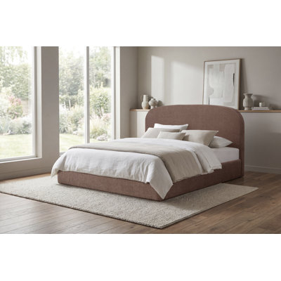 Kaiser Mid-Century Upholstered Platform Bed
