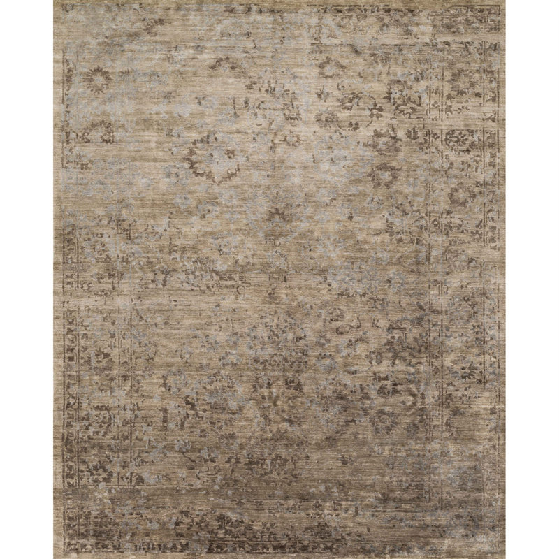 Viscose Oriental Indoor Rug, Rectangle 2' x 3'