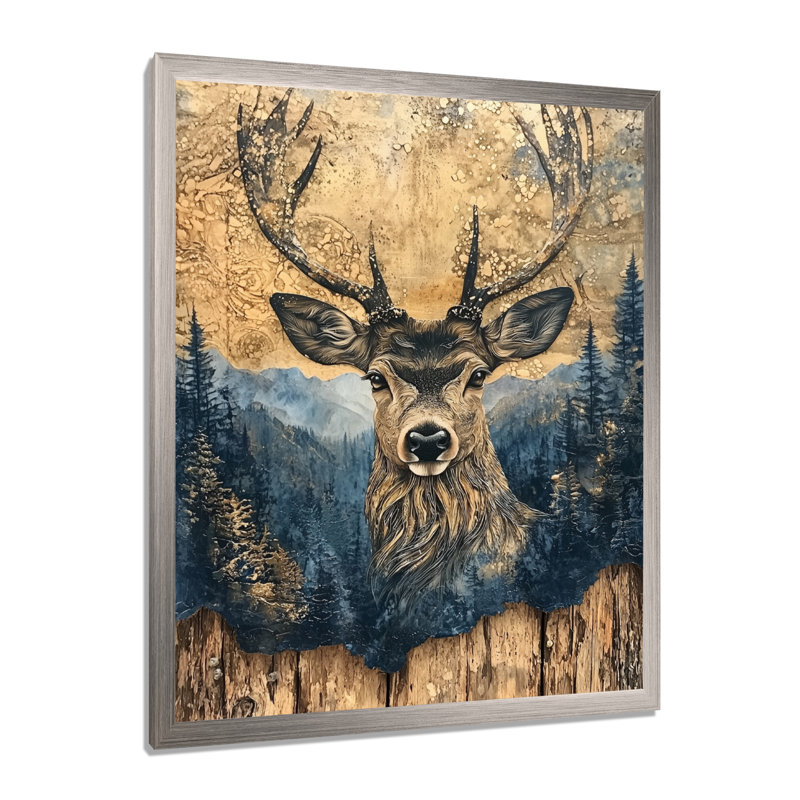 Giarratana - Animals Wall Art Prints, Argent argent, H 32 po x l 24 po, Reproduction encadrée d'une seule photo