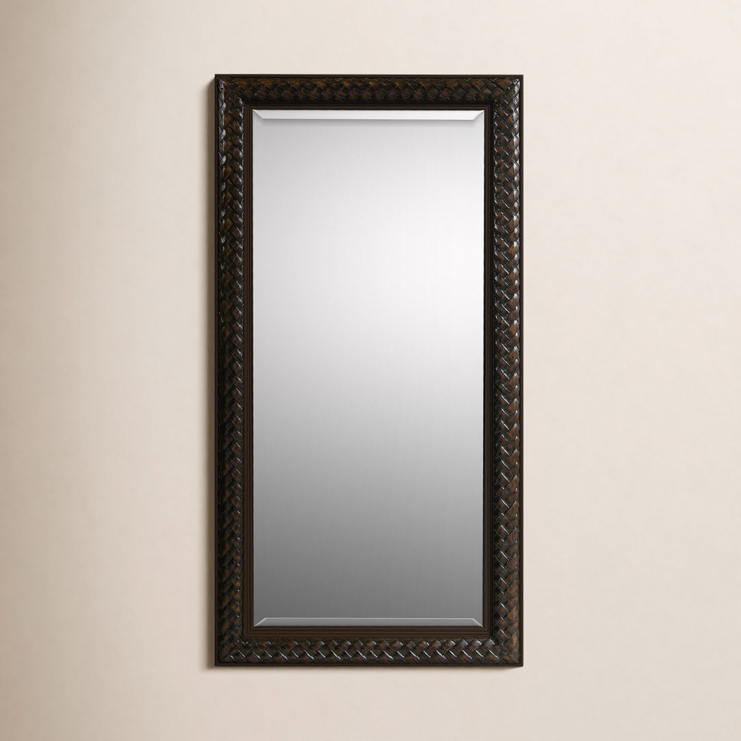Deerwood Solid Wood Flat Floor Mirror Birch Lane™
