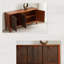 Buffet de luxe rétro de style rétro