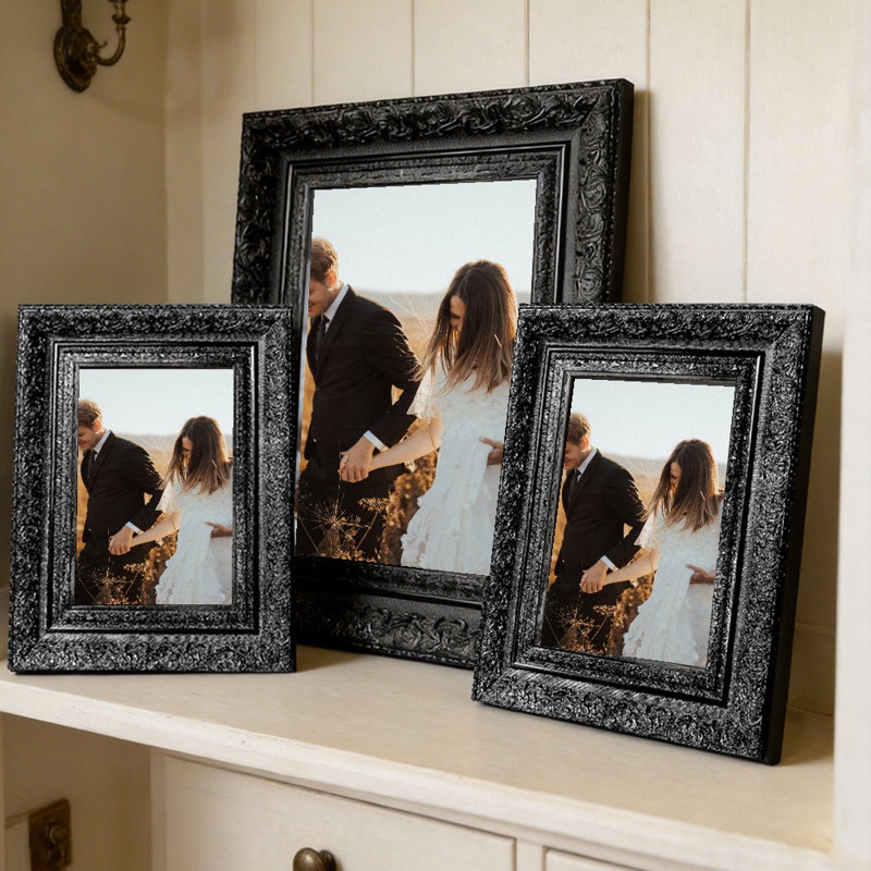 Cadre photo 8 "x 10" noir 1pc