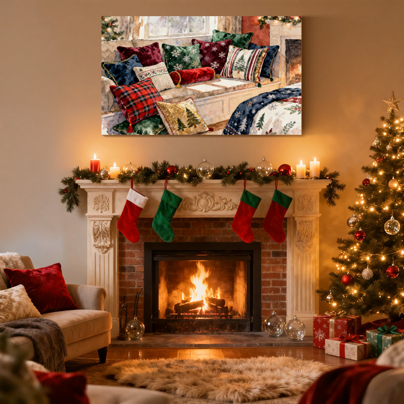 Coussins décoratifs de Noël, H 12 po x l 18 po