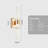 Contemporary Crystal Wall Light With Chrome Finish-1724743725