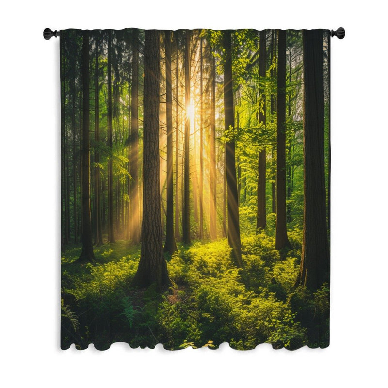 Rideaux de fenêtre Forest, occultant et voilages - 1 panneau, L 50 po x L 96 po