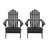 Lilwenn Foldable Outdoor Adirondack Chair-71034666