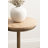 Xyler Burlwood and Metal Round Drink Table