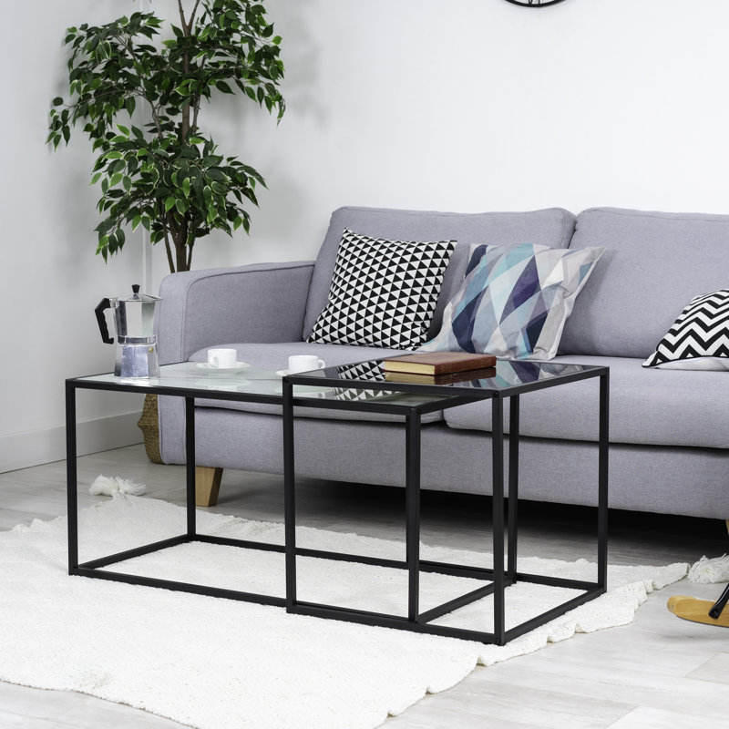 Jermarius Frame Coffee Table, White