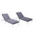 Chelsea Outdoor Metal Chaise Lounge with Table , Cushion Included-70786226