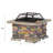 28" Concrete Wood Burning Outdoor Fire Pit Table With Lid-82488364