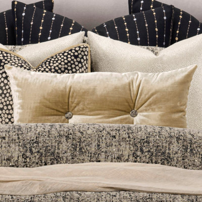 Afternoon Cafe Designer Lumbar Pillow