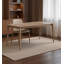 Bureau rectangulaire moderne en bois massif-727136740