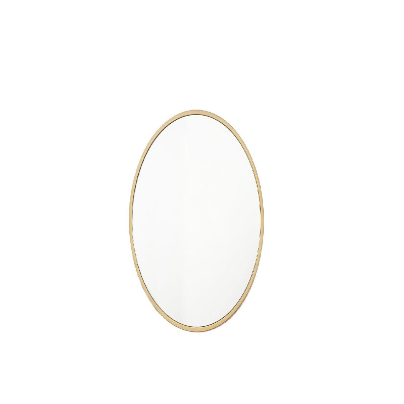 Miroir d'appoint Roberts, Doré, 28 po x 17,75 po, Métal métal