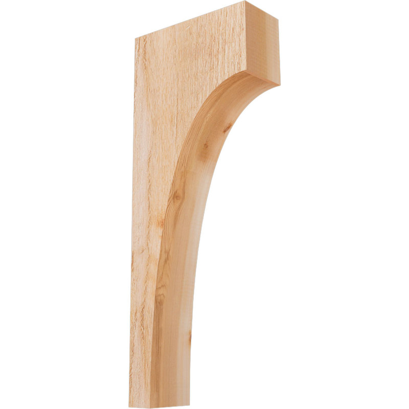 Huntington Corbel, H 26 po x l 4 po x P 10 po, Sciage brut, Cèdre rouge