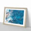 Aerial View of a Blue Ocean in Australia - Picture Frame Graphic Art Print on MDF-55682968-55682967