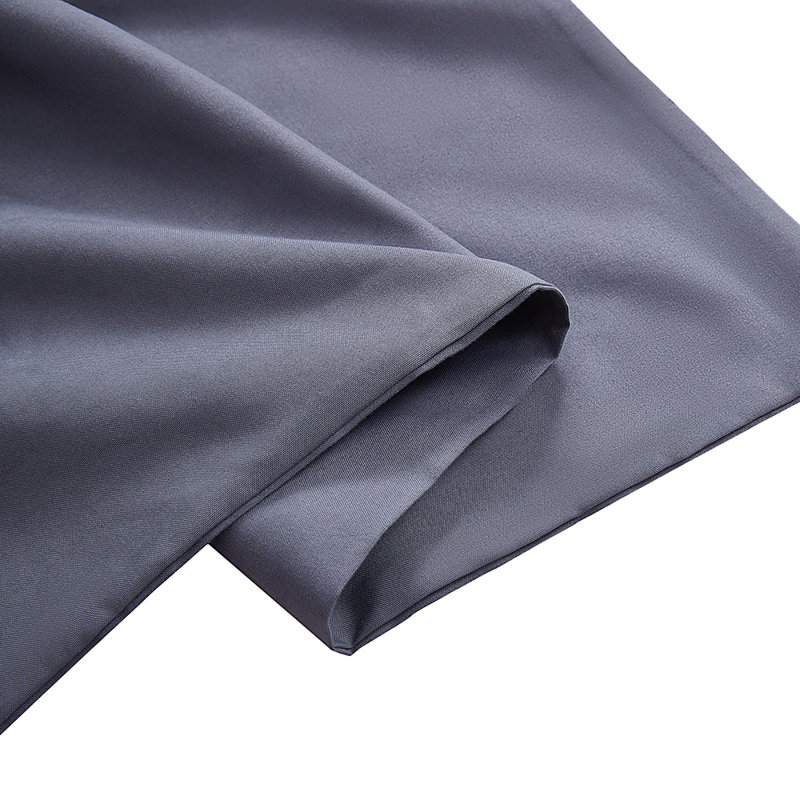 Polyester Solid Colour Duvet Cover Set with Pillowcases Included