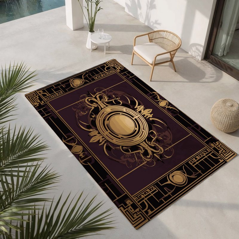 Tapis intérieur et extérieur Antique, Rectangulaire 2 pi x 3 pi