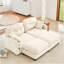 Canapés modulaires Cloud avec tissu en chenille de qualité supérieure, dossier capitonné, conception ergonomique et installation facile pour divers espaces