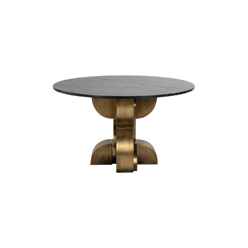 Dining Table Round Marble Top Dining Table