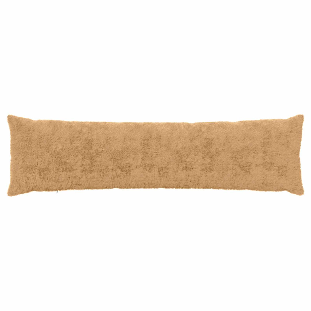 Vidaxl Cushion Cover Heerlen Taupe 40 X 145 Cm Faux Rabbit Fur, Brown - Image 2