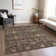 Machine Washable Indoor/Outdoor Cicel ACN1132 Chocolate Rug